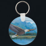 Bald Eagle Soaring Keychain<br><div class="desc">Bald Eagle Soaring Artist: Tim OToole</div>