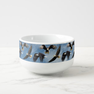 Bald Eagle Soaring Soup Mug