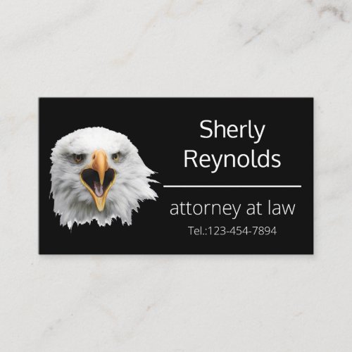 Bald Eagle splendid customizable Business Card