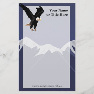 Bald Eagle Stationary Stationery