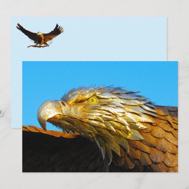 Bald Eagle Statue (Front/Back)
