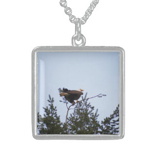 Bald Eagle Sterling Silver Necklace