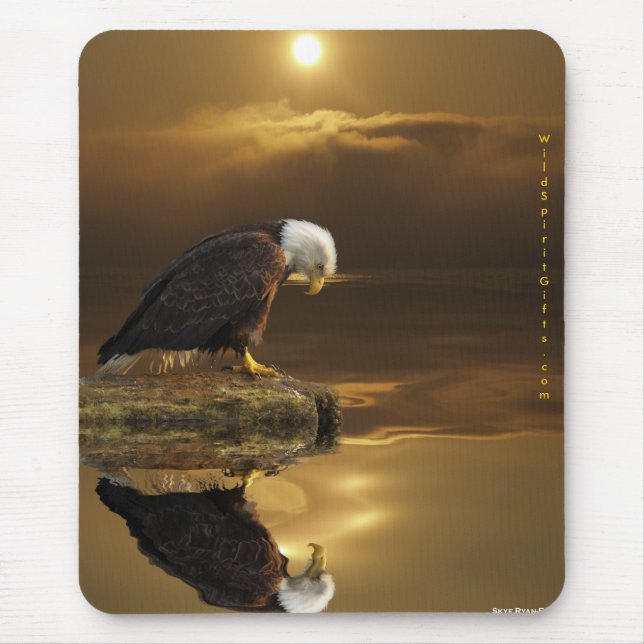 BALD EAGLE & SUNLIGHT Mousepad (Front)