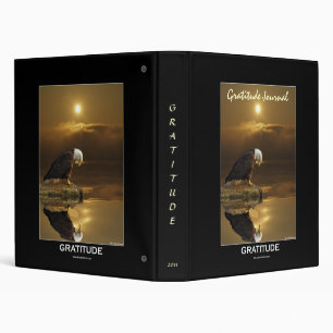 BALD EAGLE & SUNSET Gratitude Journal Binder