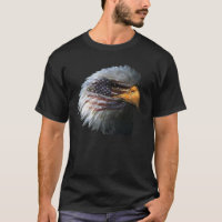 F-15 Eagle With American Eagle' Hanes Youth T-Shirt
