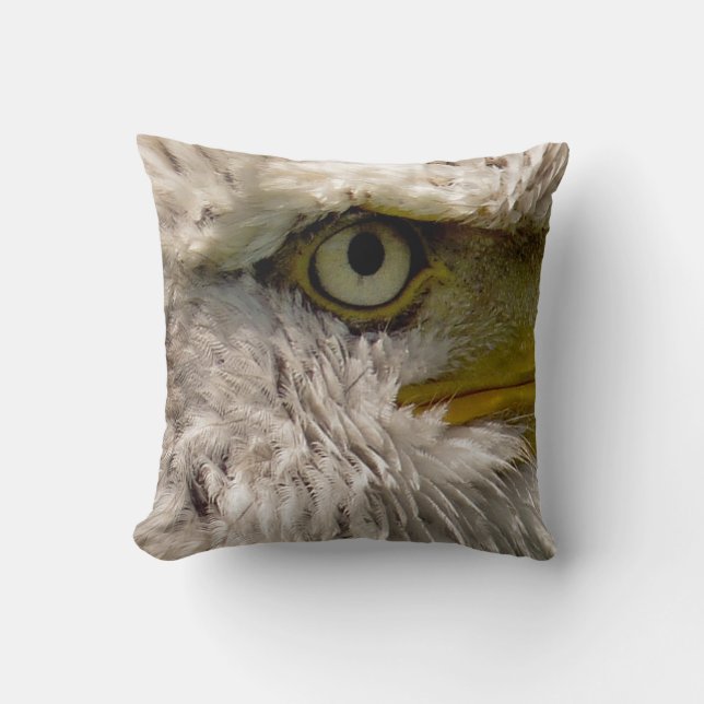 BALD EAGLE THROW PILLOW (Front)