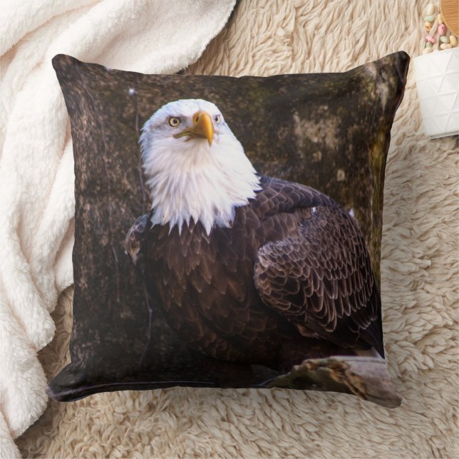 Bald Eagle Throw Pillow (Blanket)