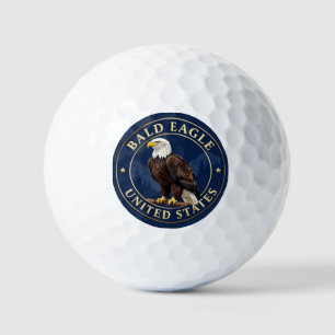 🦅 Bald Eagle United States Wildlife Golf Balls