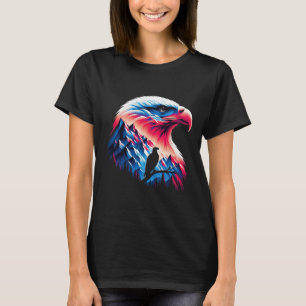 Bald Eagle Us Flag 4th Of July Patriotic Conceptua T-Shirt