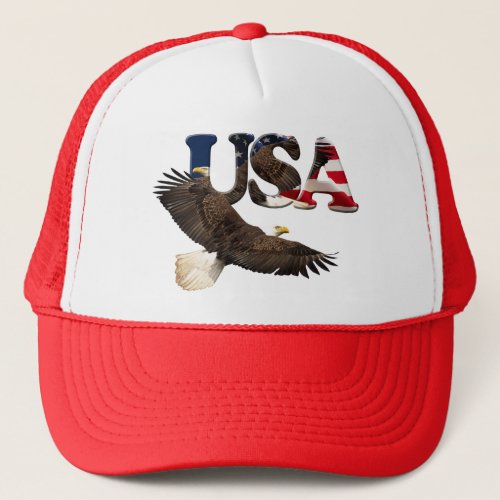 Bald Eagle  USA American Patriot Series Cap