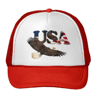 Bald Eagle & USA American Patriot Series Cap Hats