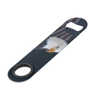 Bald Eagle Usa flag Bar Key