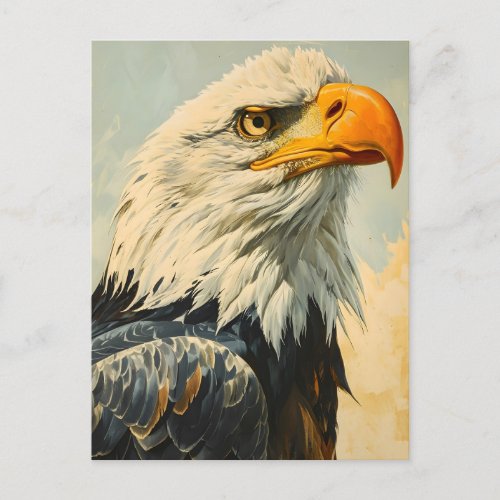 Bald Eagle Vintage Postcard