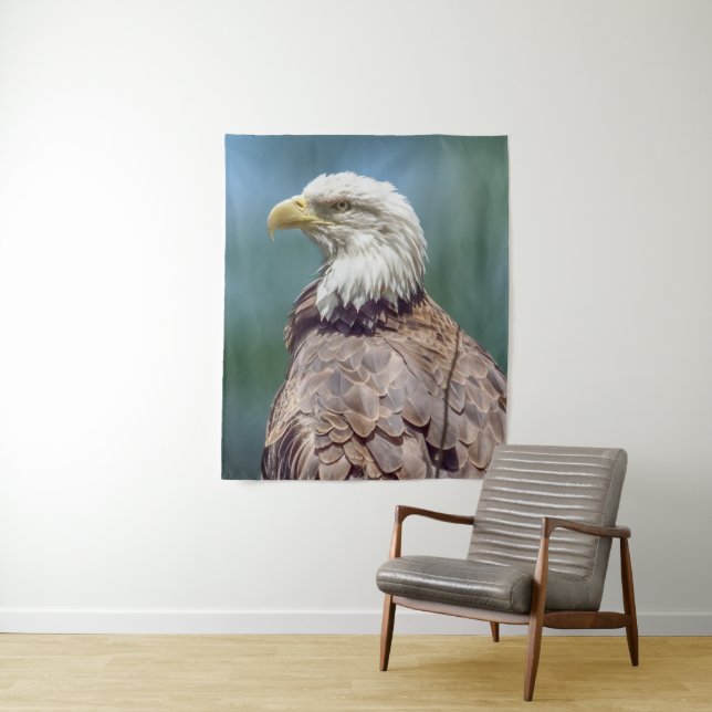 Bald Eagle Wall Tapestry (In Situ)