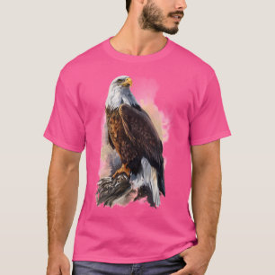 Bald Eagle Watercolour T-Shirt