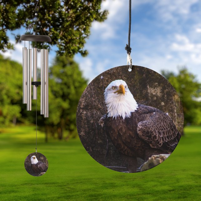 Bald Eagle Wind Chime (Outdoor)