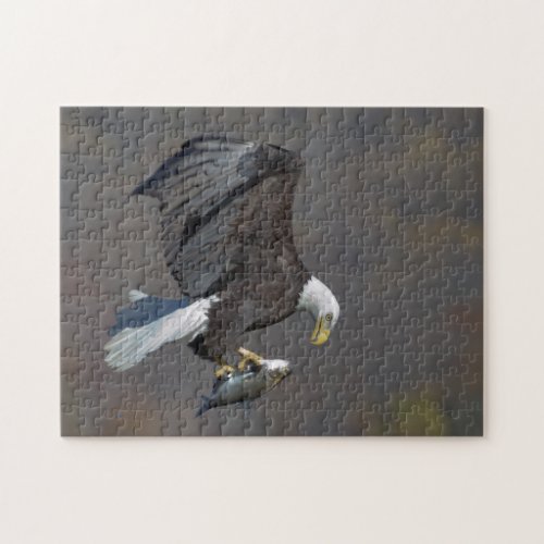 Bald Eagle with a fish Jigsaw Puzzle