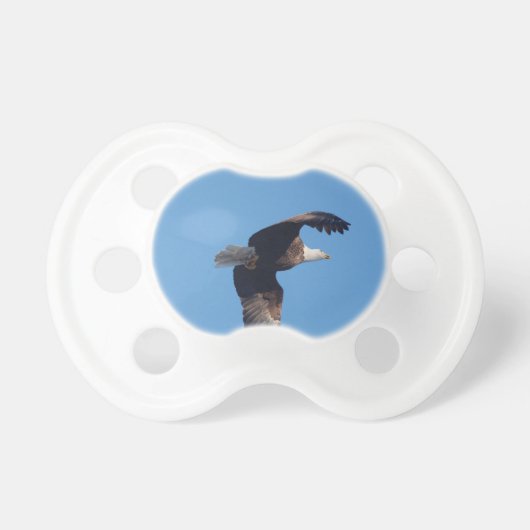 bald eagle with fish pacifier (Front)
