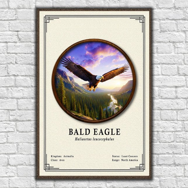 Bald Eagle Zoology Series Poster (Creator Uploaded)