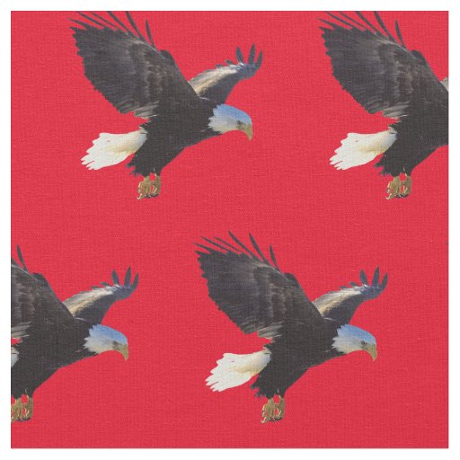 Bald Eagles American Bird Fabric