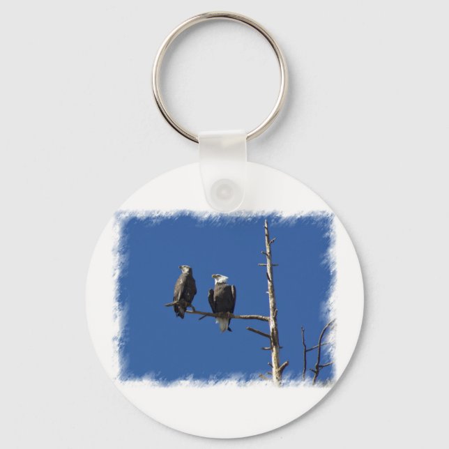 Bald Eagles Keychain (Front)