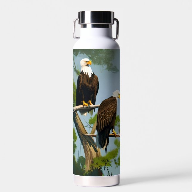 Bald eagles water bottle (Front)
