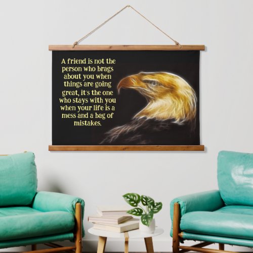 Bald Eagles with power   Hanging Tapestry