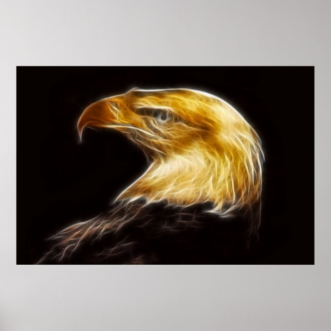 Bald Eagles with power  poster (Front)