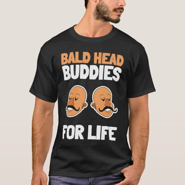 Bald Guy Hair Loss Alopecia And Baldness  2 T-Shirt (Front)