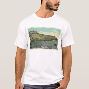 Bald Head Cliff and Exterior of Cliff House # T-Shirt