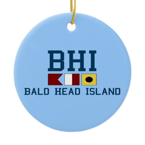 Bald Head Island. Ceramic Ornament