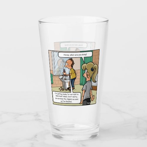 Bald Head Island Funny Drinking Glass