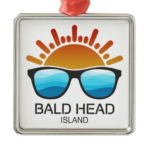 Bald Head Island North Carolina Sunglasses Metal Ornament