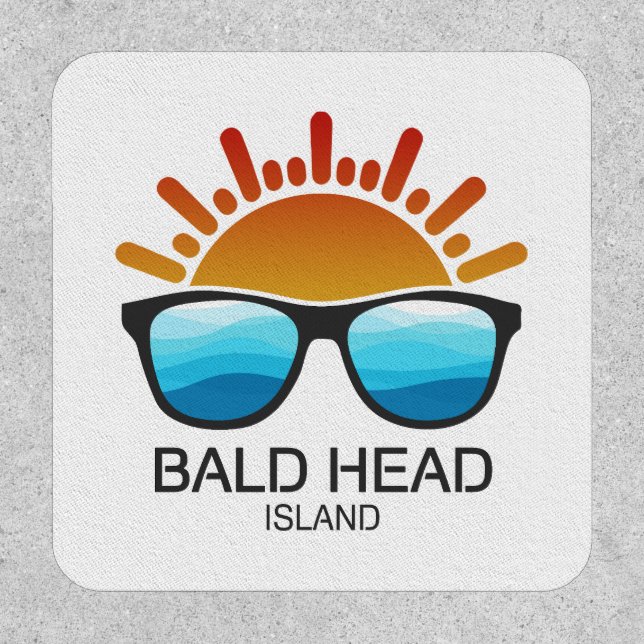 Bald Head Island North Carolina Sunglasses Patch (Front)