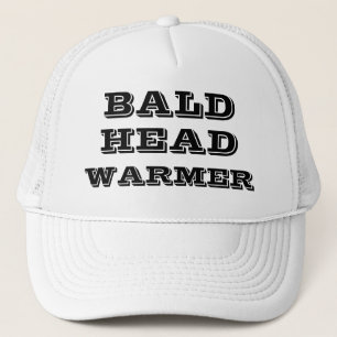 BALD HEAD WARMER Funny Humorous Trucker Hat