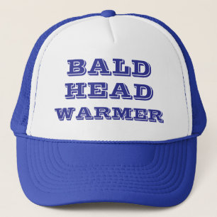 BALD HEAD WARMER Funny Humorous Trucker Hat