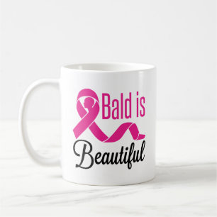 Bald Is Beautiful Breast Cancer Survivor Awareness Coffee Mug