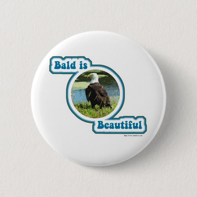 Bald is Beautiful Button (Front)