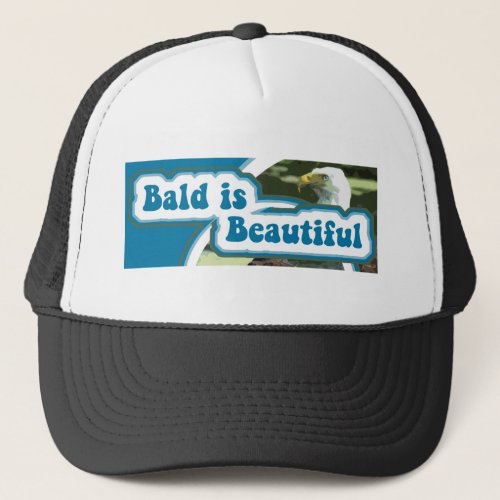 Bald is Beautiful Eagle Trucker Hat