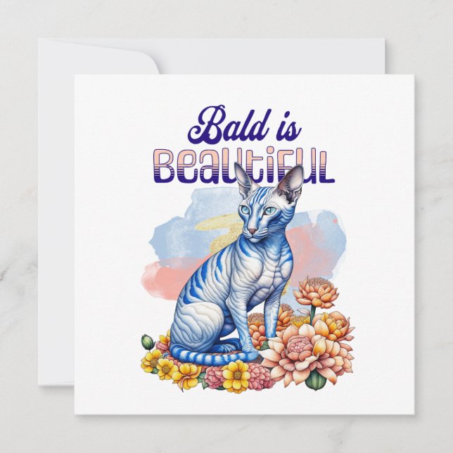 Bald is Beautiful | Hairless Cat (Front)