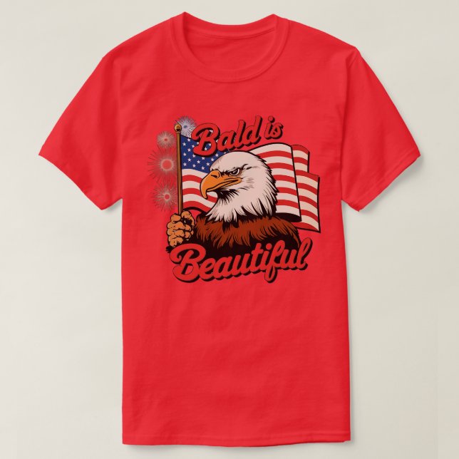 Bald Is Beautiful T-Shirt (Design Front)