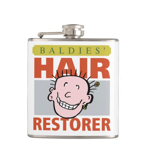 Bald Man Gift Baldies Hair Restorer Flask