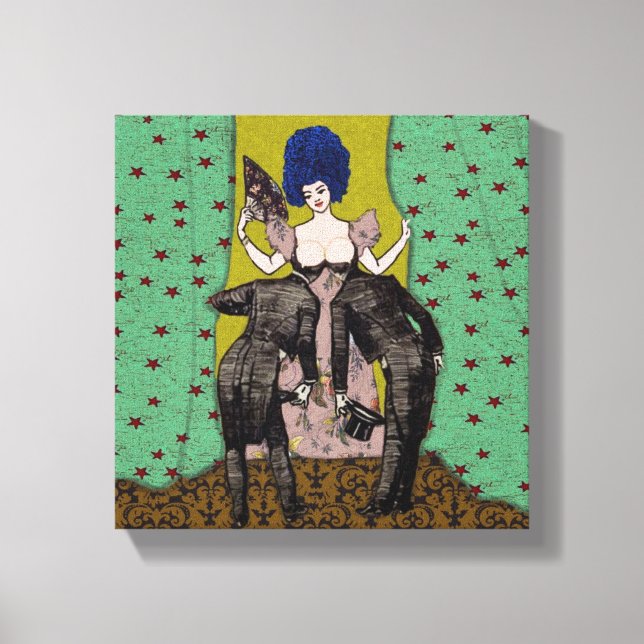 Bald Men ~ 10x10 .75 Thick Wrapped Canvas Print (Front)