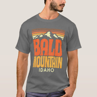 Bald Mountain Idaho Retro 70s Vintage Ski T-Shirt 