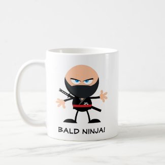 Bald Ninja Coffee Mug