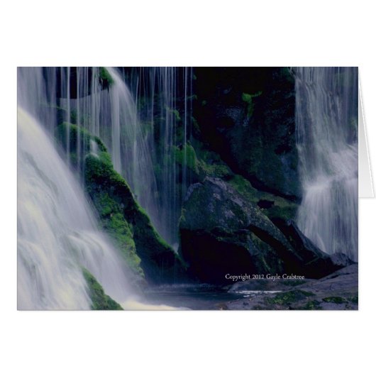 Bald River Falls, Tennessee Cards (Front Horizontal)