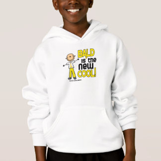 Bald Stick Figure Collection (Childhood Cancer) Hoodie