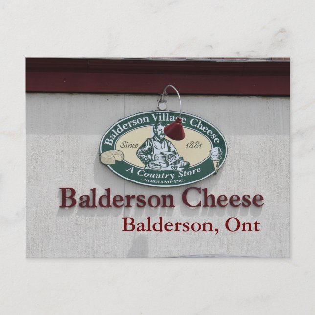 Balderson Cheese Postcard (Front)