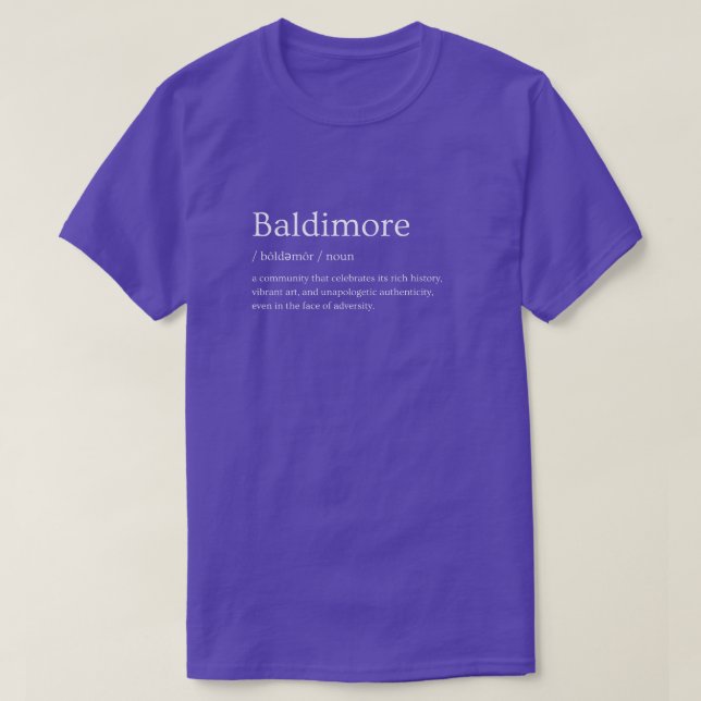 Baldimore T-Shirt (Design Front)