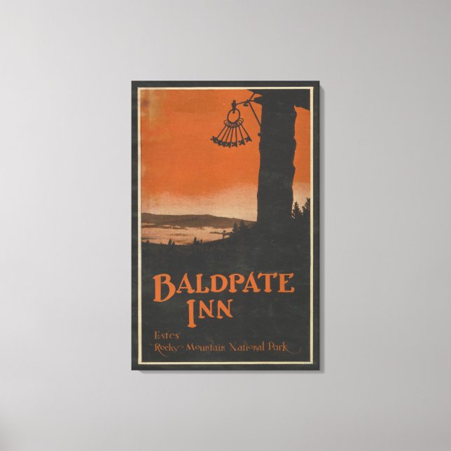 Baldpate Inn Promotional Poster # 2 Canvas Print (Front)